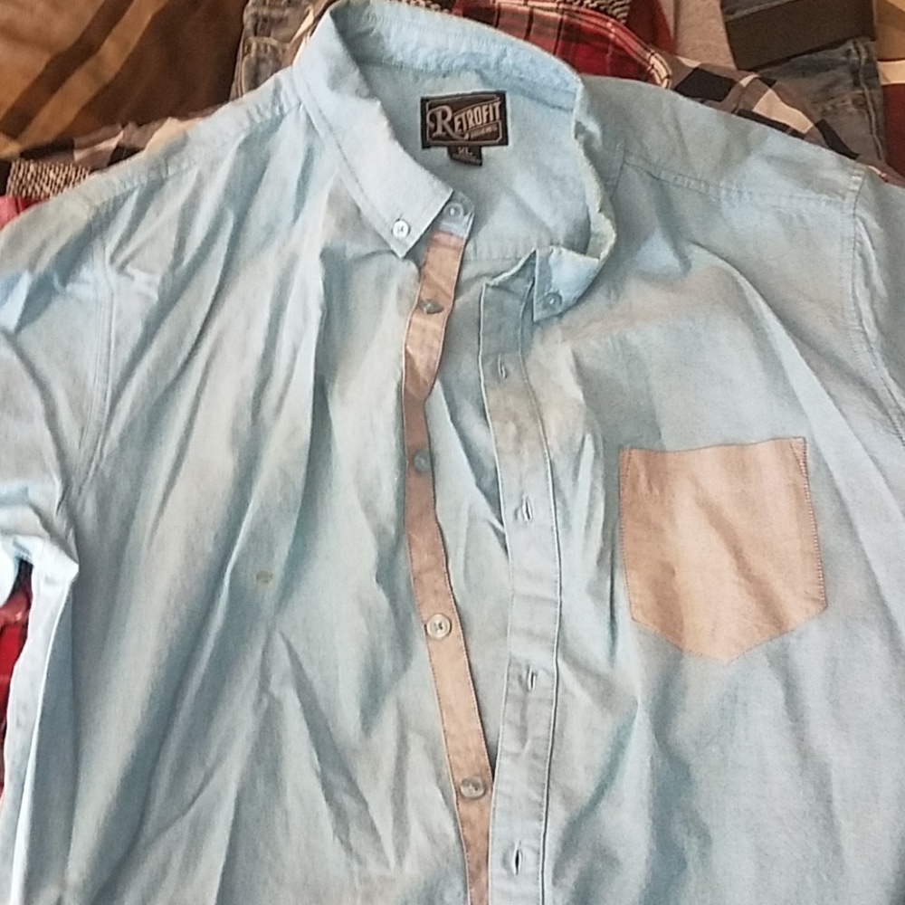 Retrofit collard shirt